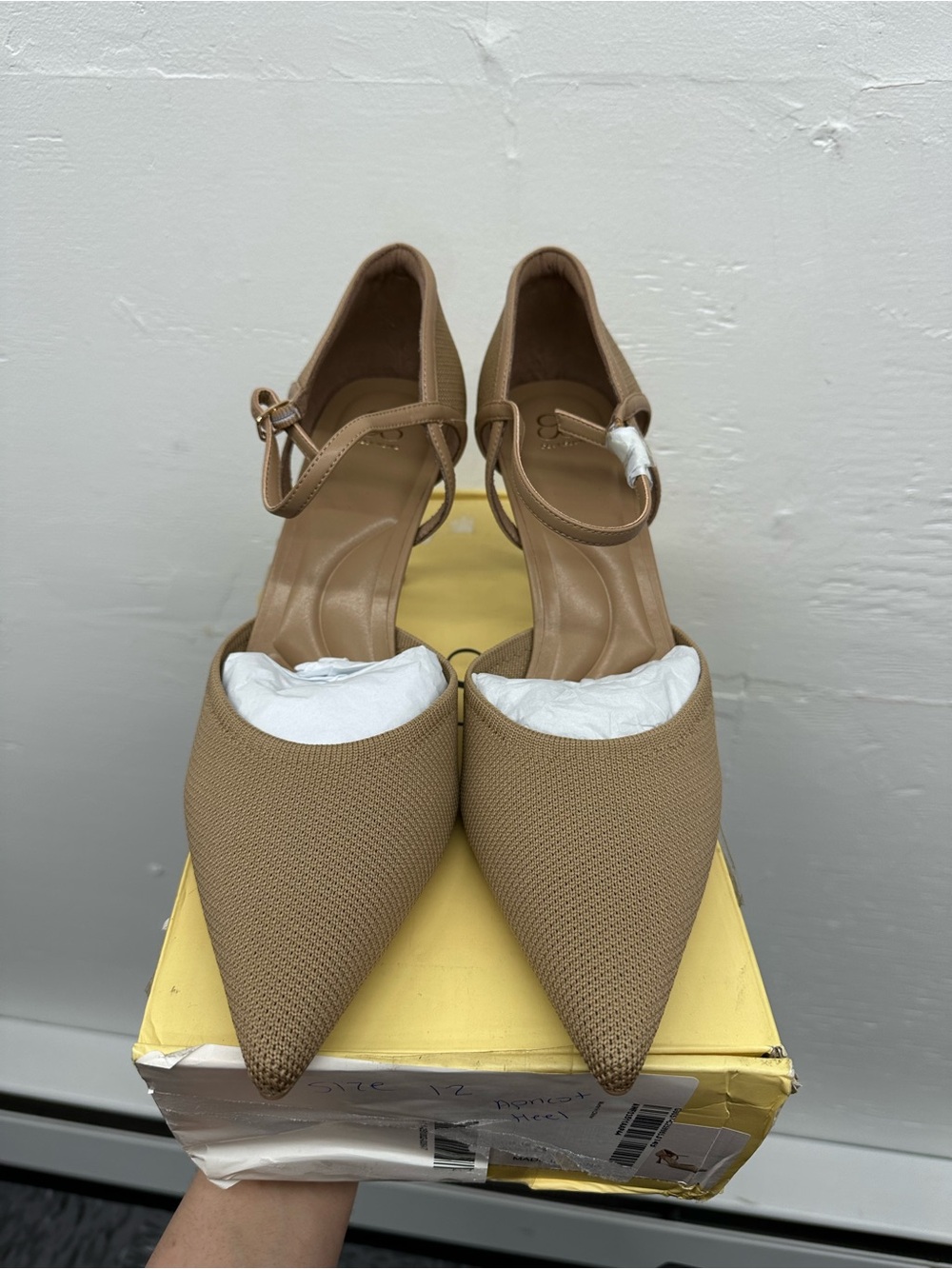 Cosy island heel apricot